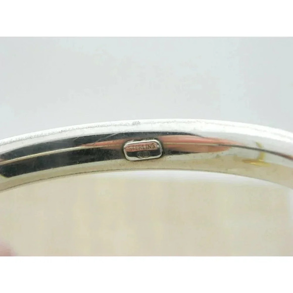 Binder Brothers BB Sterling Silver Etched Engraved Bracelet 12 grams From 1963 - Picture 6 of 8